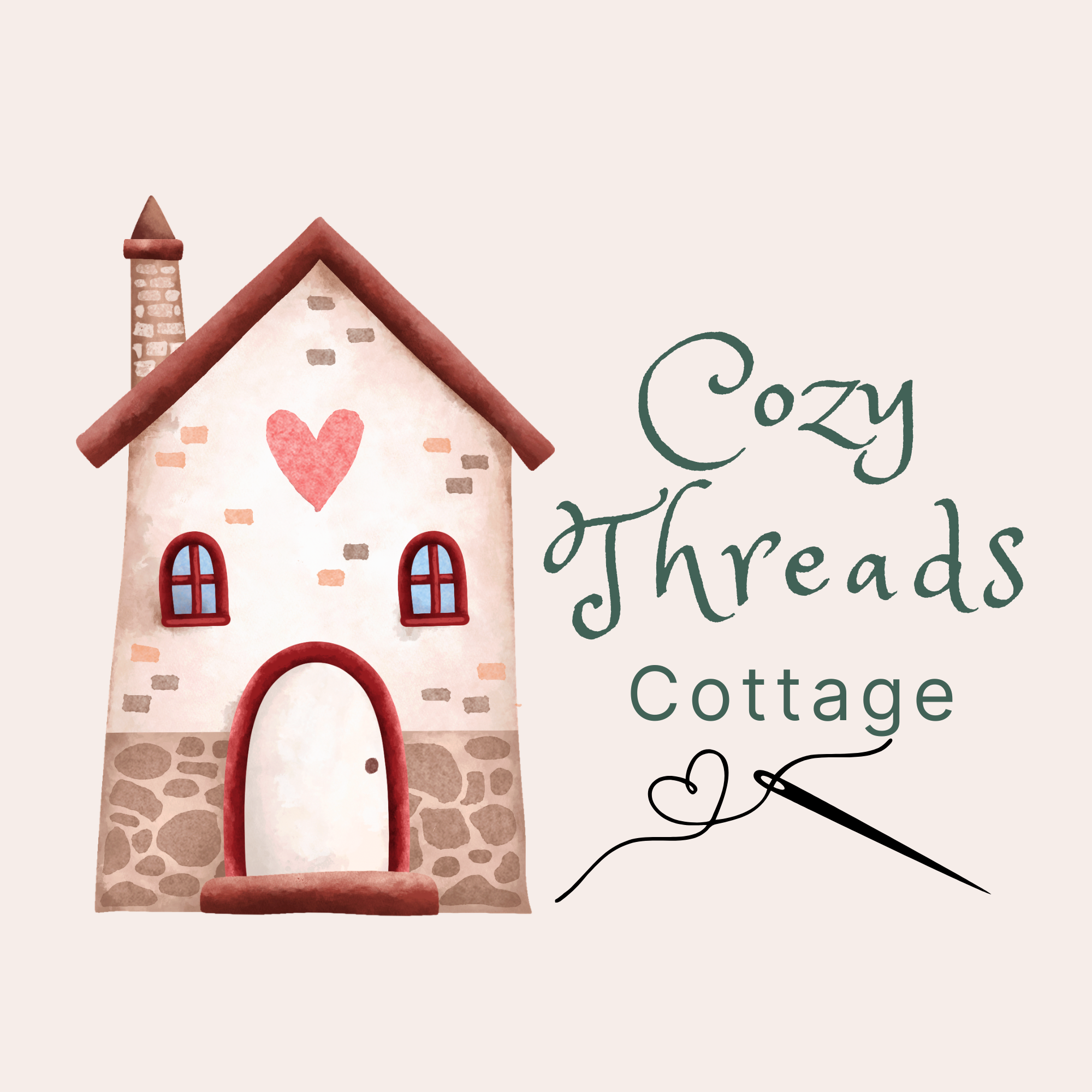 Cozy Threads Cottage Logo